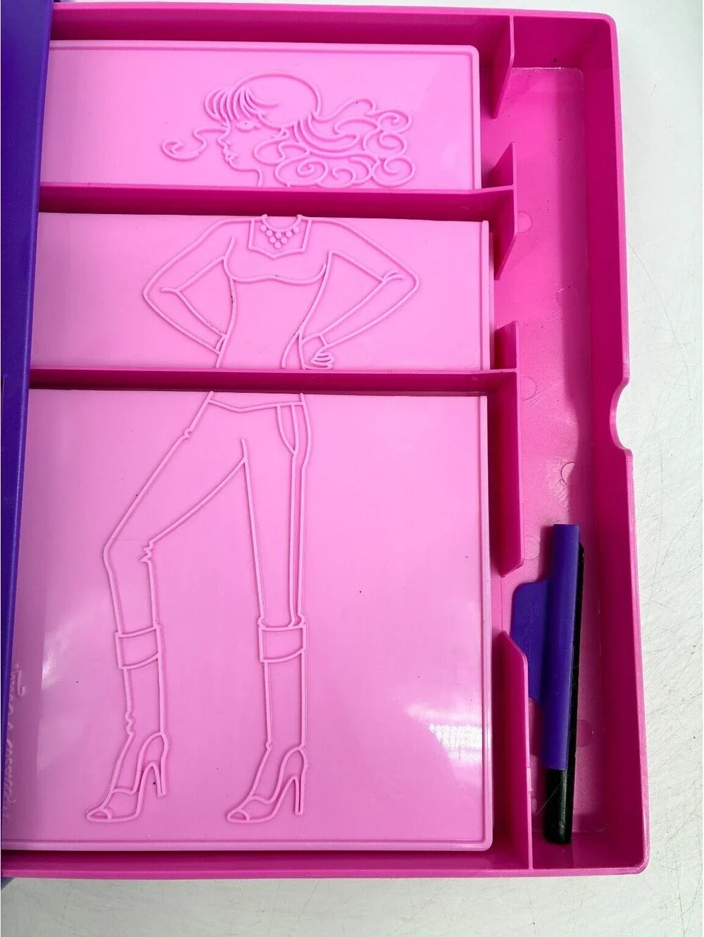 Melissa & Doug Fashion Design Activity Kit Art Stencil Drawing Toy Ages 5+